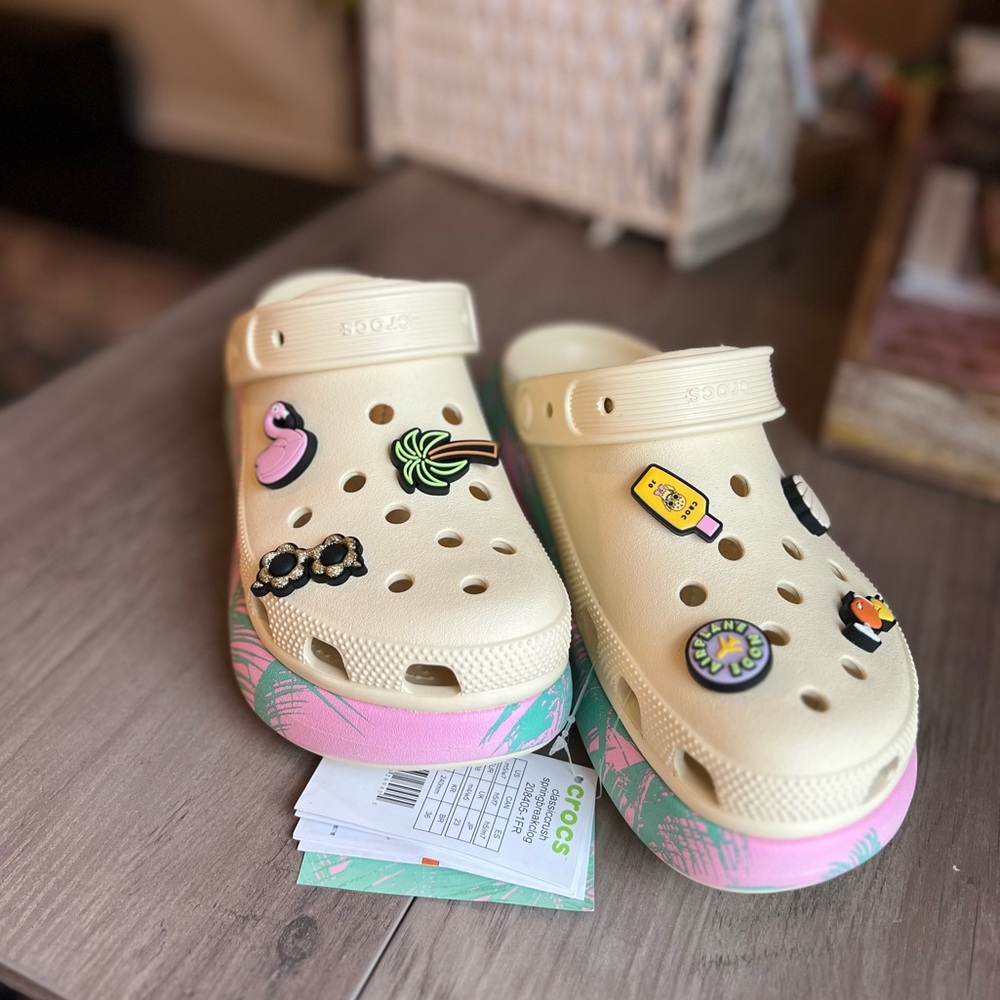 Pool Party Crocs